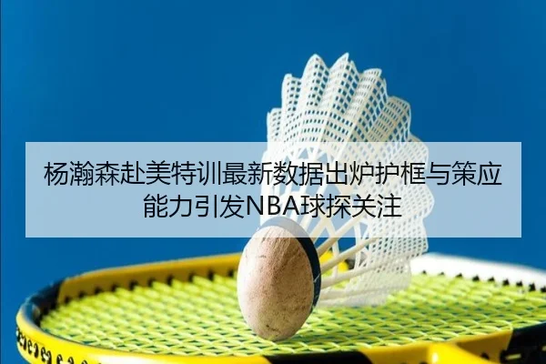 杨瀚森赴美特训最新数据出炉护框与策应能力引发NBA球探关注 - JIUYOUSPORTS